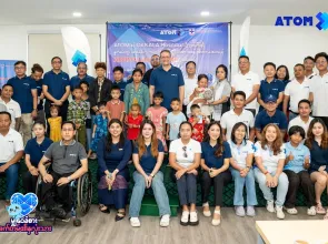 အက်တမ်(ATOM) မှ မြန်မာနိုင်ငံအတွက် ပိုမိုကောင်းမွန်သော အနာဂတ်ကို ဆက်လက်တည်ဆောက်သွားမည့် ကတိကဝတ်နှင့်အတူ အထိမ်းအမှတ်နှစ်ပတ်လည်နေ့အား ဆင်နွှဲ