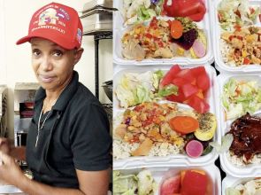 အိမ်ရာမဲ့တွေကို ကျွေးမွေးလာခဲ့တာ လူ ၂၇၀၀၀၀ ဦးရှိပြီဖြစ်တဲ့ စေတနာရှင်စားပွဲထိုးအန်တီကြီး