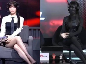 ခန္ဓာကိုယ်အသားပေးတဲ့ဝတ်စုံကြောင့် ဝေဖန်ခံရပြီးတဲ့နောက် တစ်ကိုယ်လုံးအနက်ရောင်ဆေးခြယ်သပြီး လူမှုကွန်ယက်အသုံးပြုသူတွေကို တုံ့ပြန်လိုက်တဲ့ E-sports အစီအစဉ်တင်ဆက်သူ