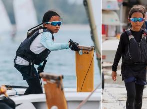 ၂၀၂၅ ခုနှစ် ဆီးဂိမ်းစ်ရွက်လှေပြိုင်ပွဲမှာ ငွေတံဆိပ်ဆုရ အသက် ၁၂ နှစ်ကောင်မလေး